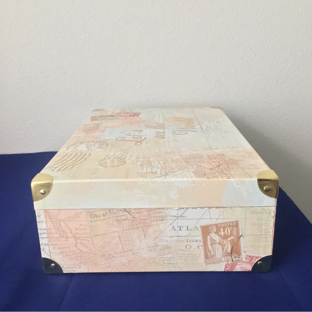 Decorative Luggage Storage Box / Suitcase Box Trunk